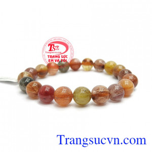 Chuỗi tay thạch anh tóc thịnh vượng