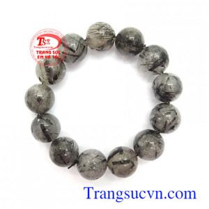 Chuỗi tay thạch anh tóc quyền lực 17 ly sang trọng đẳng cấp