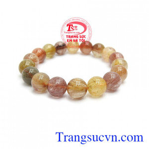 Chuỗi thạch anh tóc công danh