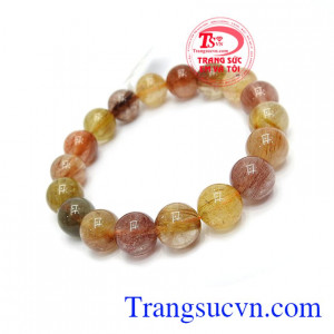 Sản phẩm thạch anh tóc tự nhiên, có giấy kiểm định đá quý thiên nhiên