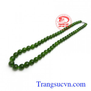 Chuỗi cổ ngọc thiên nhiên đeo thời trang và phong thủy