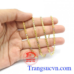 Dây chuyền nam vàng tây