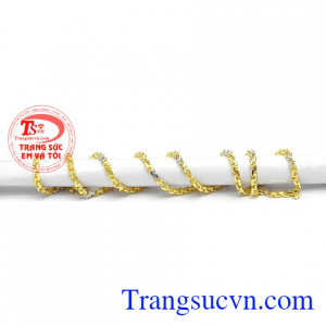 Dây chuyền nam quyền lực 10k, bền, đẹp, chắc chắn