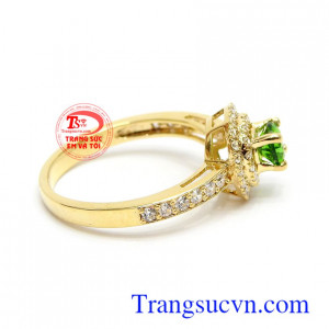 Nhẫn nữ đá quý uy tín, chất lượng, bảo hành 12 tháng