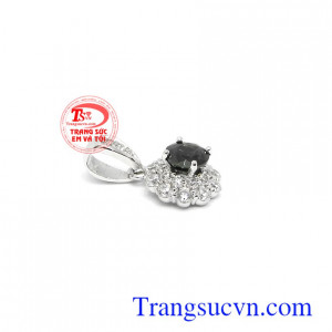 Mặt dây Sapphire 14k hưng thịnh