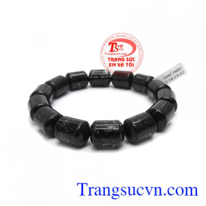 Chuỗi tay thạch anh tóc đen tài lộc