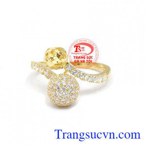Nhẫn vàng xinh xắn 10k là sản phẩm được nhiều bạn nữ ưa thích