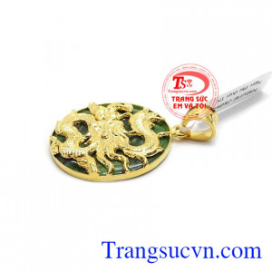 Mặt ngọc cẩm thạch rồng đẹp