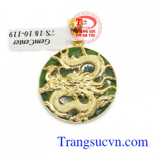 Mặt ngọc cẩm thạch rồng đẹp