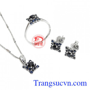 Bộ trang sức sapphire phú quýc
