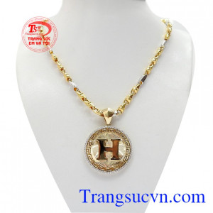 Bộ trang sức nam chữ H