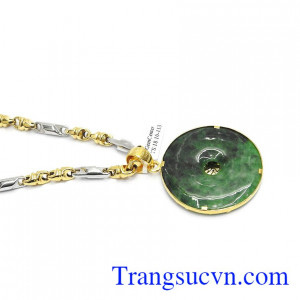 Bộ dây ngọc cẩm thạch bọc rồng