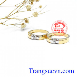Nhẫn Cưới Vàng 18k