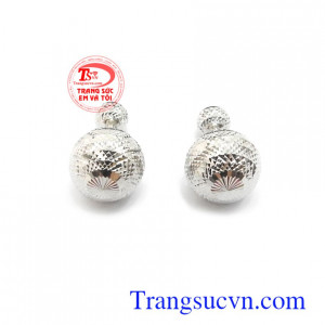 Hoa tai 18k cá tính