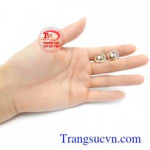 Hoa tai vàng tây Em và Tôi uy tín, chất lượng, bảo hành 12 tháng