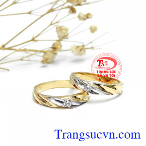 Nhẫn Cưới Vàng 18k