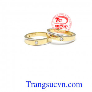 Nhẫn Cưới Vàng 18k