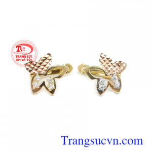 Hoa tai vàng tây 18k dịu dàng