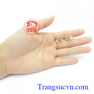 Hoa tai vàng tây 18k sang trọng, thời trang
