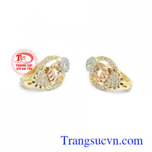 Đôi hoa tai vàng sang trọng