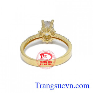 Nhẫn nữ vàng tây đẹp