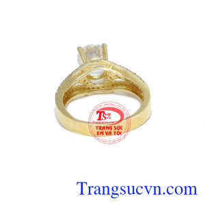 Nhẫn nữ vàng 18k (75%Au) dành cho phái đẹp