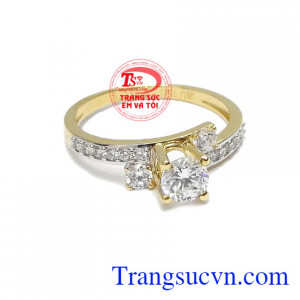 Nhẫn nữ công sở là sản phẩm được thiết kế theo phong cách Hàn Quốc