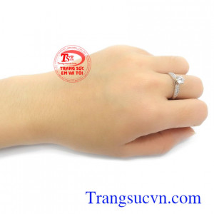 Nhẫn nữ vàng phong cách thời trang nhẹ nhàng tinh tế