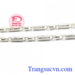 Dây chuyền bạc nam