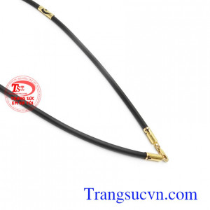 Dây cao su bọc vàng 10k thời trang, phong cách