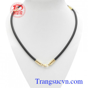 Dây cao su bọc vàng 10k nam tính, dây cao su bọc vàng tây, dây cao su vàng 10k