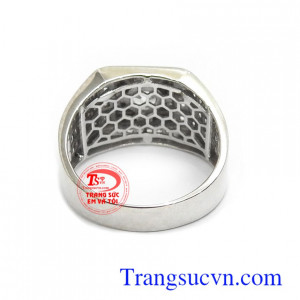 Nhẫn nam vàng 10k nhập khẩu Korea thời trang phái mạnh