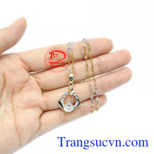 Trang sức vàng tây bền đẹp, sáng bóng. Bộ trang sức nữ xinh đẹp Hàn Quốc