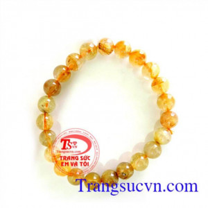 Chuỗi tay thạch anh tóc thiên nhiên
