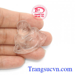 Phật di lặc thạch anh hoan hỉ hợp người mệnh thủy và mệnh kim