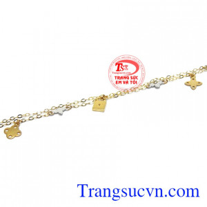 Lắc tay vàng tình yêu vĩnh cửu được nhập khẩu từ Hàn Quốc