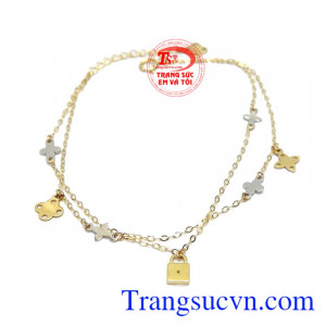 Lắc tay vàng tình yêu vĩnh cửu