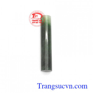 Mặt dây Jadeite hình trụ bình an may mắn