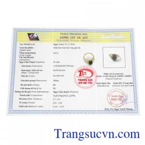 Nhẫn cẩm thạch đẹp sang trọng