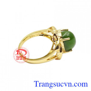 Nhẫn cẩm thạch thích hợp làm quà tặng cho người phụ nữ của bạn