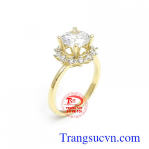 Nhẫn nữ vàng Korea 10k đẳng cấp đeo hợp thời trang mang lại cho phái đẹp sự dịu dàng, nữ tính, cá tính và phong cách