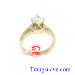 Nhẫn nữ Korea đính đá 10k mang đến sự cá tính, sang trọng, dịu dàng cho phái đẹp