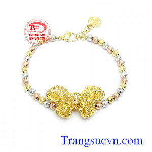 Lắc tay vàng tây 10k sang trọng, thời trang