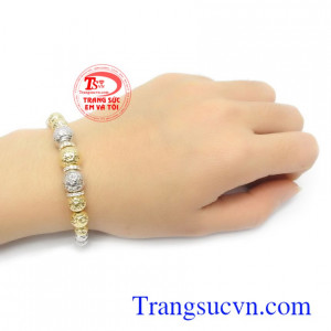 Lắc tay vàng tây tinh tế thời trang
