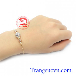 Lắc tay vàng 10k quý phái, đẳng cấp