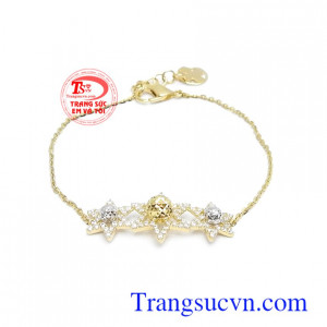 Lắc tay ngôi sao đáng yêu 10k chế tác đẹp, sang trọng, quý phái, phù hợp vời nhiều lứa tuổi và phong cách thời trang