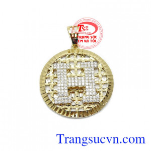 Mặt dây chữ H Hàn Quốc