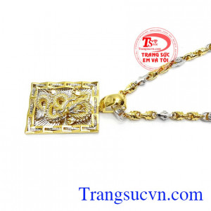 Bộ dây chuyền rồng 3D