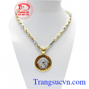 Bộ dây chuyền nam vàng phong cách là sản phẩm đẹp, thiết kế 3D theo công nghệ mới. Bộ dây chuyền nam vàng phong cách kiểu dáng sang trọng, xu hướng mới được giới trẻ ưa thích
