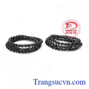 Chuỗi tay thạch anh tóc, phù hợp với mọi lứa tuổi, hợp thời trang và trang phục